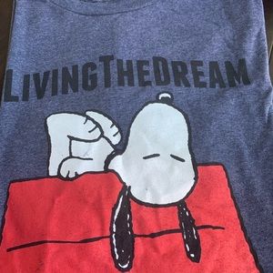 Peanuts Tops - NWOT Peanuts Living the dream tshirt Peanuts Tops - NWOT Peanuts Living the dream tshirt